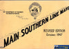 Nswgr: Main Southern Line Maps: Revised Edition Oct 1967 -Used- (Ubnc-0201S) Reference