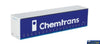 Otm-40Cs29 On Track Models 40’ Curtain Sider Container Chemtrans (Twin-Pack) Ho Scale