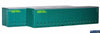 OTM-40CS50 On Track Models TGE Grey 40’ Curtain Sided Containers (Twin-Pack) HO Scale - ContainerAndLoad