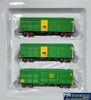 Otm-Algx09 On Track Models South Australian Algx Style: 3 Lx Vans - Australia National Green & Gold.