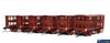 OTM-LSV06 On Track Models VR L-Type Sheep 4-Wheel Wagon 1970’s *5 with Gable Roof & 1 with Curved Roof* ’Wagon Red’