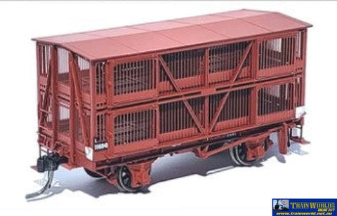 OTM-LSV07 On Track Models VR L-Type Sheep 4-Wheel Wagon 1970’s *Curved Roofs* ’Wagon Red’ #L1275; L1306; L1321; L1329;
