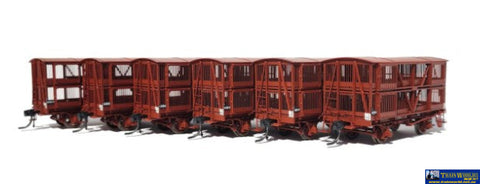 OTM-LSV10 On Track Models VR L-Type Sheep 4-Wheel Wagon 1980’s *Curved Roofs* ’Wagon Red’ #L1368V; L1400; L1404;