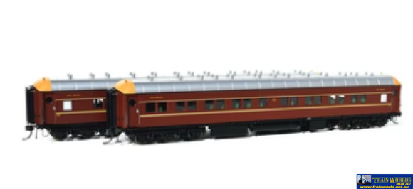 OTM-SI202c On Track Models NSW Supplementary Interurban Cars SI-202c Deep Indian Red SI Cars - No Logos (2-Pack) HO