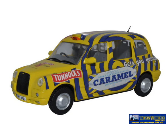 OXF-43TX4009 Oxford Diecast Tunnocks TX4 Taxi O-Scale Vehicle