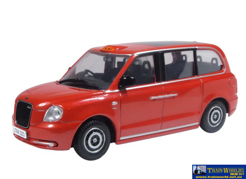 OXF-43TX5002 Oxford Diecast Tupelo Red LEVC Taxi O-Scale Vehicle