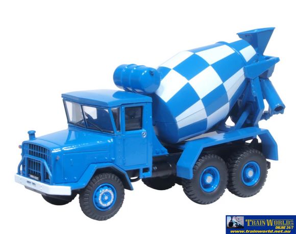 OXF-76ACM001 Oxford Diecast AEC 690 Concrete Mixer Blue OO-Scale Vehicle