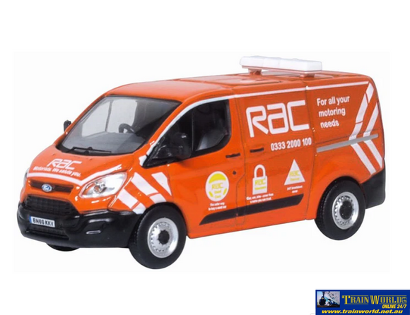 OXF 76CUS003 Oxford Diecast Ford Transit Custom RAC OO Scale Vehicle