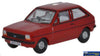 Oxf-76Ff001 Oxford-Diecast Ford Fiesta Mk.1 Venetian-Red Oo-Scale Vehicle