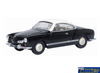 OXF 76KG002 Oxford Diecast Black & Lotus White VW Karmann Ghia OO Scale Vehicle