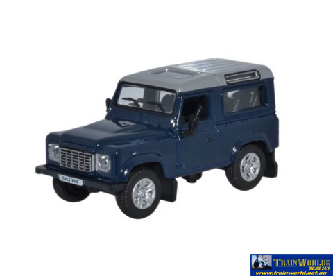 OXF-76LRDF002 Oxford Diecast Land Rover Defender 2013 Tamar Blue OO-Scale Vehicle