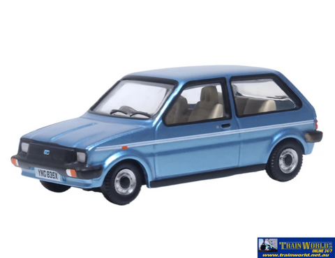 OXF-76MET002 Oxford Diecast Austin Mini Metro Denim Blue Metallic OO-Scale Vehicle
