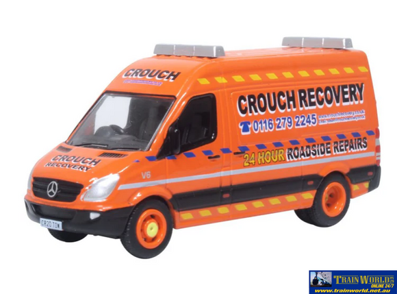 OXF-76MSV011 Oxford Diecast Crouch Recovery Mercedes Sprinter OO-Scale Vehicle