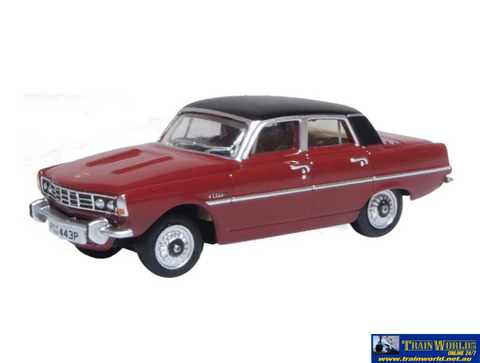 OXF-76RP007 Oxford Diecast Rover P6 Brigade Red OO-Scale Vehicle