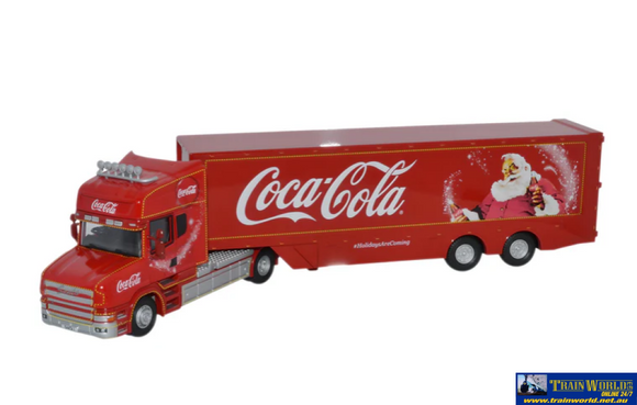 OXF-76TCAB004CC Oxford Diecast Coca Cola T Cab Box Trailer OO-Scale Vehicle