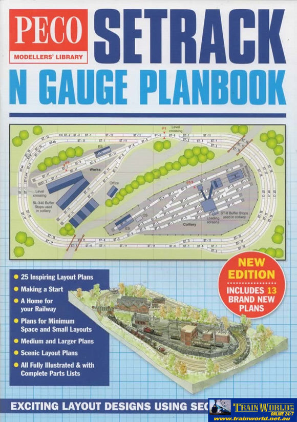 Peco Modellers Library: Setrack N Gauge Planbook (Pin-1) Reference