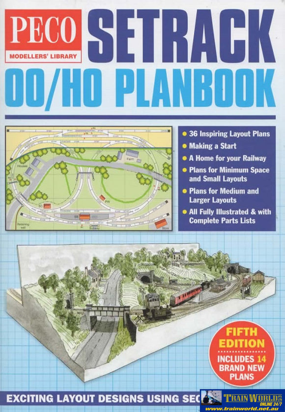 Peco Modellers Library: Setrack Oo/Ho Planbook (Pstp-00) Reference