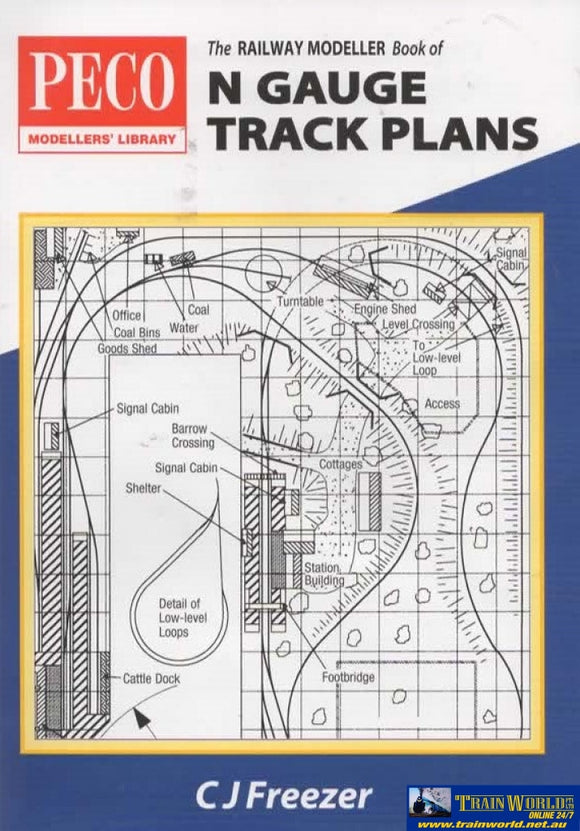 Peco Modellers Library: The Railway Modeller Book Of N Gauge Track Plans (Ppb-04) Reference