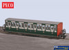 Pgr-601B Peco Narrow-Gauge Fr Short ’Bowsider’ Bogie-Carriage Early Preservation Livery #18
