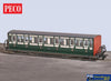 Pgr-621B Peco Narrow-Gauge Fr Long ’Bowsider’ Bogie-Carriage Early Preservation Livery #20