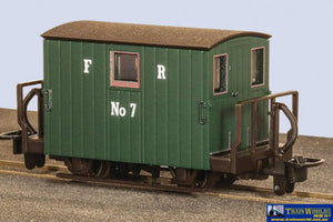 Pgr-Gr580A Peco Narrow-Gauge Gr-580A Oo-9 Fr Quarryman Coach Green Brake (Single Balcony) Oo9-Scale