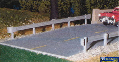 PIK-5410012 Pikestuff Kit Highway Guardrails Scale 10.5 in 3 pack HO Scale - Structures