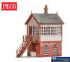Plk-12100 Peco-Lineside (Kit) Gwr Signal Box (Footprint: 65Mm X 32Mm) Tt:120-Scale Structures