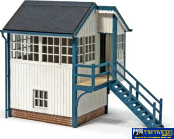 Plk-201 Peco-Lineside Highland Railway Signal-Box (Footprint 90Mm X 40Mm) Oo-Scale Structures