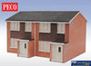 PLK-214 Peco-Lineside (Kit) 1960s Semi-Detatched House Complete 138mm x 112mm (Footprint) OO-Scale Structures