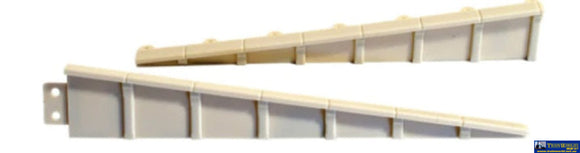 Plk-68 Peco-Lineside Platform-Edging Ramp (Concrete) 113Mm-Length Oo-Scale Structures