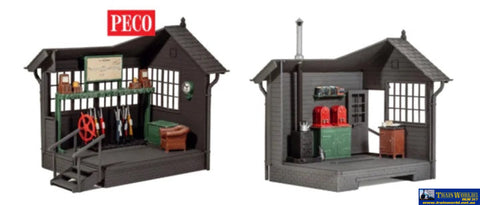 Plk-710 Peco-Lineside Signal-Box Interior O-Scale Structures