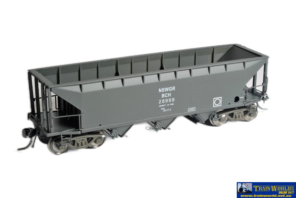 Plm-Pc100D Powerline Bch Bogie Coal Hopper #28999 Nswgr Dark-Grey Ho Scale Rolling Stock