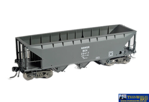 Plm-Pc100F Powerline Bch Bogie Coal Hopper #28417 Nswgr Dark-Grey Ho Scale Rolling Stock