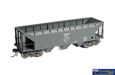 Plm-Pc100H Powerline Bch Bogie Coal Hopper #32749 Nswgr Dark-Grey Ho Scale Rolling Stock