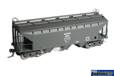 Plm-Pc101E Powerline Bhw Bogie Grain Hopper #32008 Nswgr Dark-Grey Ho Scale Rolling Stock