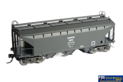 Plm-Pc101G Powerline Bwh Bogie Grain Hopper #32545 Nswgr Dark-Grey Ho Scale Rolling Stock