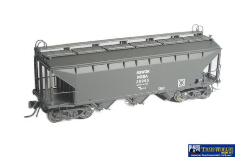 Plm-Pc201A Powerline Ngba Bogie Grain Hopper Sra #28995 Dark-Grey Ho Scale Rolling Stock