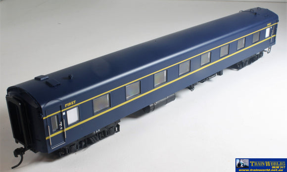 Plm-Pc403B Powerline S-Type Carriage (Broad Gauge) #7As First-Class Vr Blue/gold Art-Deco Ho Scale