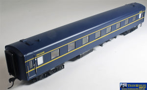 Plm-Pc406E Powerline S-Type Carriage (Broad Gauge) #12Bs Second-Class Vr Blue/gold Art-Deco Ho Scale
