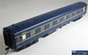 Plm-Pc406E Powerline S-Type Carriage (Broad Gauge) #12Bs Second-Class Vr Blue/gold Art-Deco Ho Scale