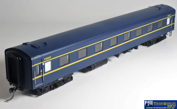 Plm-Pc420D Powerline S-Type Carriage (Broad Gauge) #10As First-Class Vr Blue/gold Sans-Serif Ho