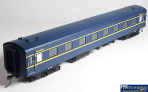 Plm-Pc421E Powerline S-Type Carriage (Broad Gauge) #8Bs Second-Class Vr Blue/gold Sans-Serif Ho