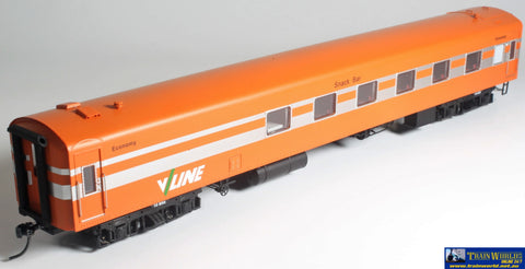 Plm-Pc452A Powerline S-Type Carriage (Broad Gauge) #10Brs Snack Bar V/line Tangerine