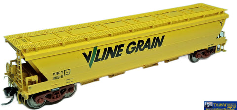 Plm-Pd102B302 Powerline Vhgy Bogie Grain Wagon #Vhgy-302-O V/Line Ho Scale Rolling Stock