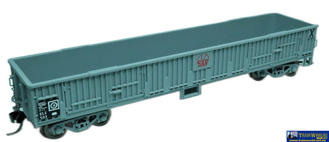 Plm-Pd601C503 Powerline Elx Bogie Open Wagon #Elx 503 Sar Grey Ho Scale Rolling Stock