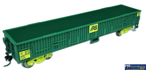 Plm-Pd604B531 Powerline Aobx Bogie Open Wagon #Aobx 531 An Green Ho Scale Rolling Stock