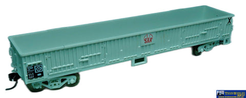 Plm-Pd605C507 Powerline Elx Bogie Open Wagon #Elx 507 Sar Light Grey Ho Scale Rolling Stock