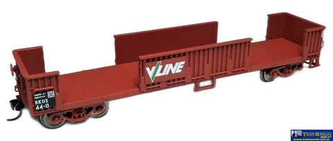 Plm-Pd611B44 Powerline Rkux Slab Steel Bogie Open Wagon (No Doors) #Rkux 44O V/Line Ho Scale
