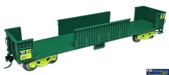 Plm-Pd614B521 Powerline Rkbx Slab Steel Bogie Open Wagon (No Doors) #Rkbx 521S An Green Ho Scale