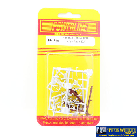 PLM-PR48F1A 48 Class Handrail Front & Rear Indian Red (4824) HO Scale. - Part